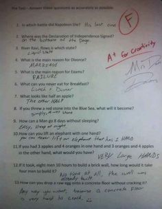 ass dumb test Index picture sex